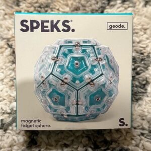 Speks Geode Sphere Magnetic Fidget Toy - Aqua
